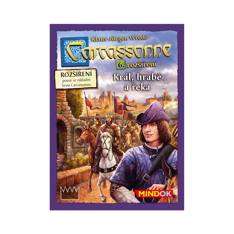                             Carcassonne – 6. rozšírenie – Kráľ, gróf a rieka                        