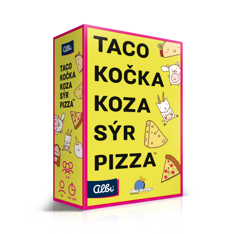 Taco, kočka, koza, sýr, pizza                    