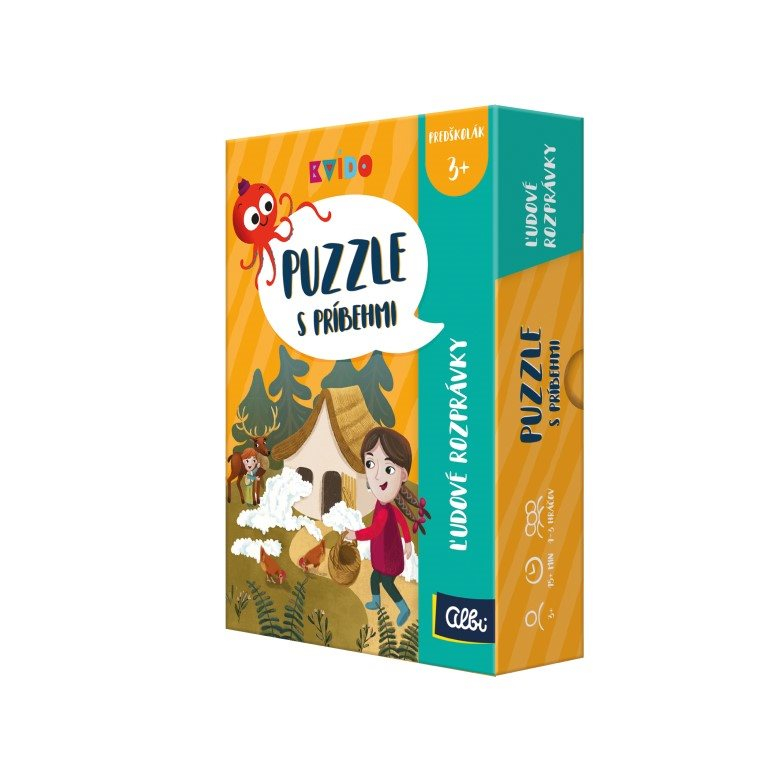 Kvído - Puzzle s príbehmi - Ľudové rozprávky                    