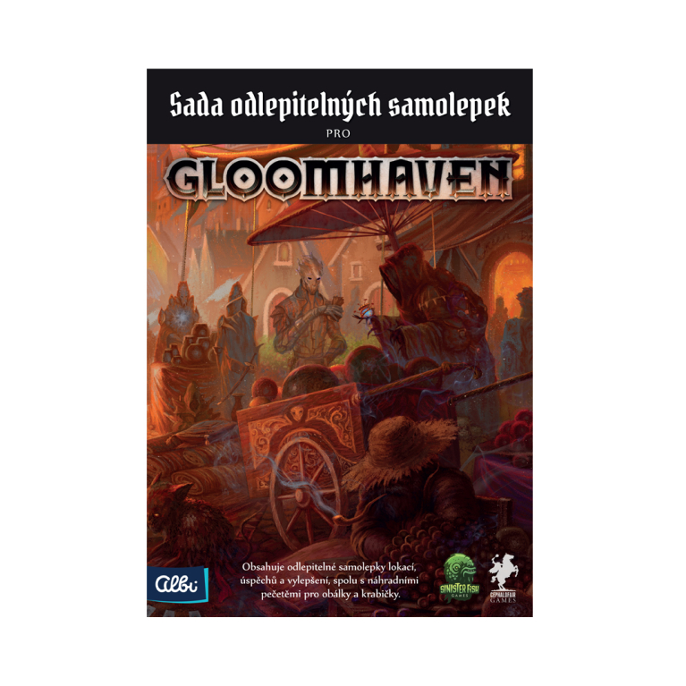 Gloomhaven - Odlepiteľné samolepky                    