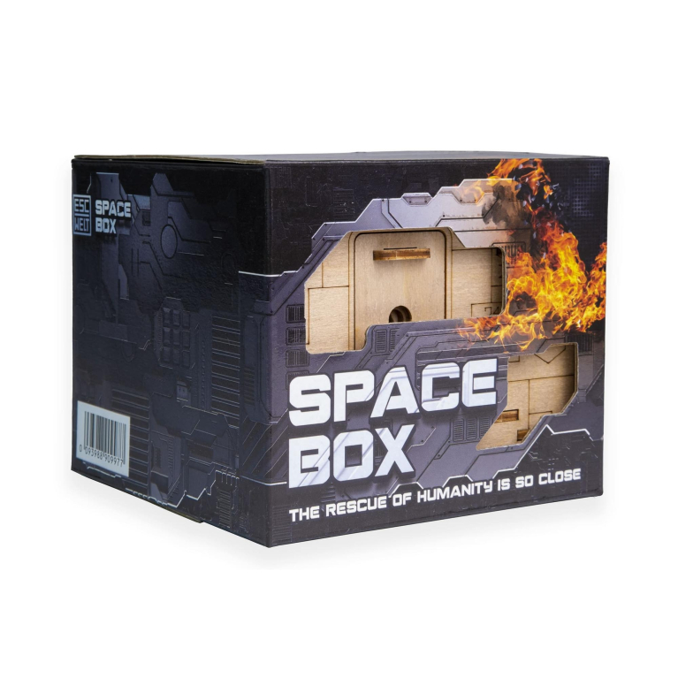 Drevený hlavolam Space Box                    