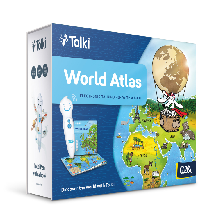 Tolki Pen + World Atlas                    