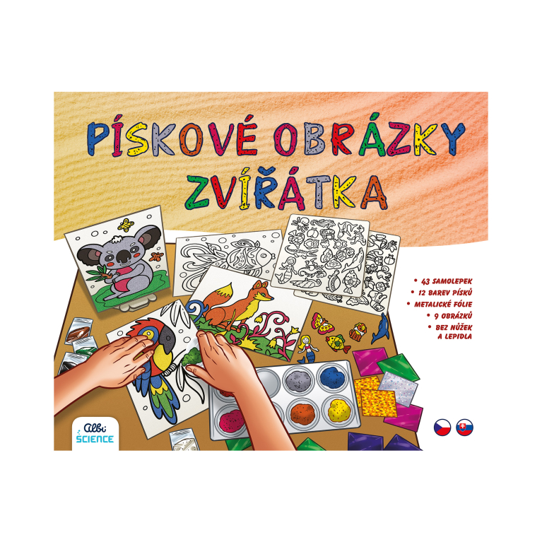                             Pieskové obrázky - zvieratká                        