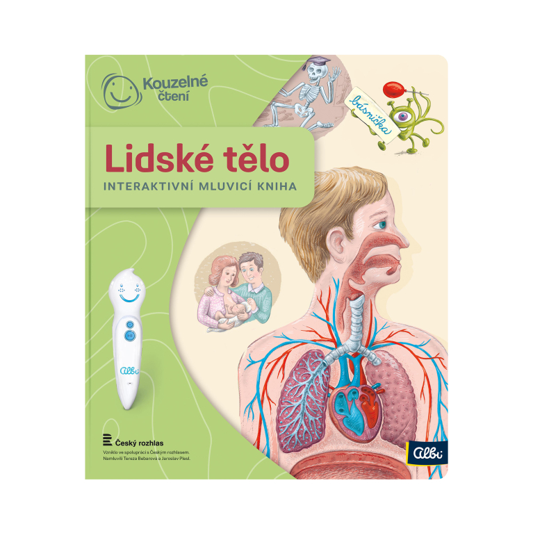                             Lidské tělo s elektronickou tužkou 2.0 CZ                        