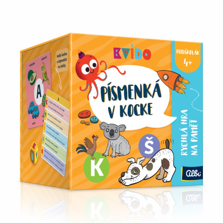 Kvído - V kocke - pamäťové hry pre školákov                    