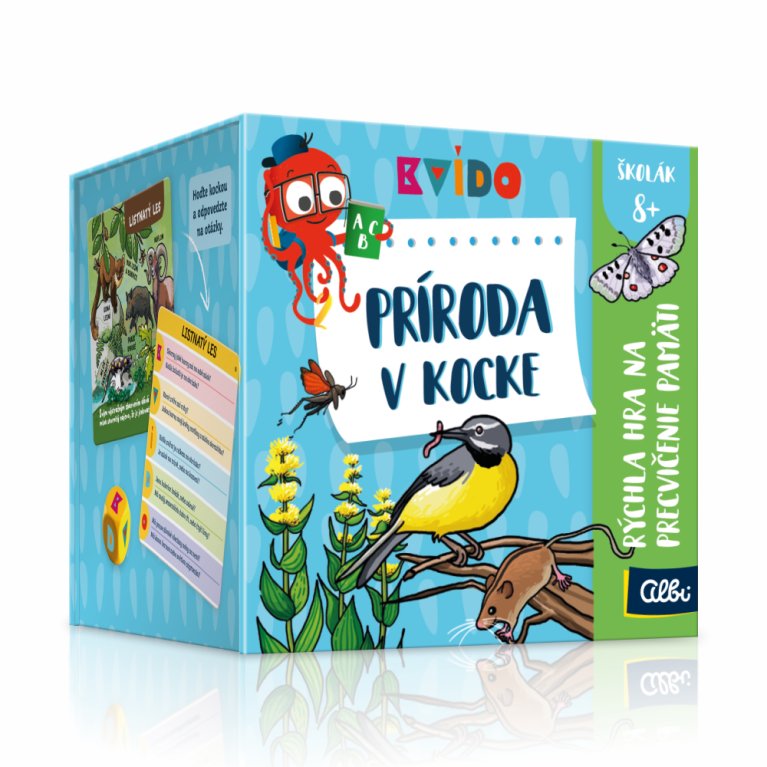 Kvído - V kocke - pamäťové hry pre školákov                    