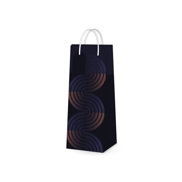 Papierové tašky na fľašu                    