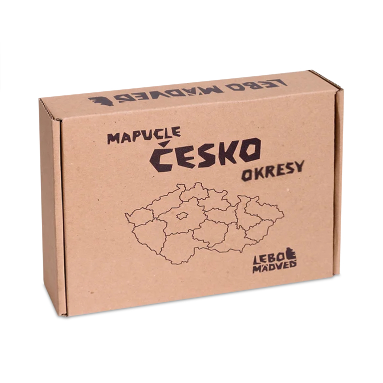 Mapucle Česko okresy                    