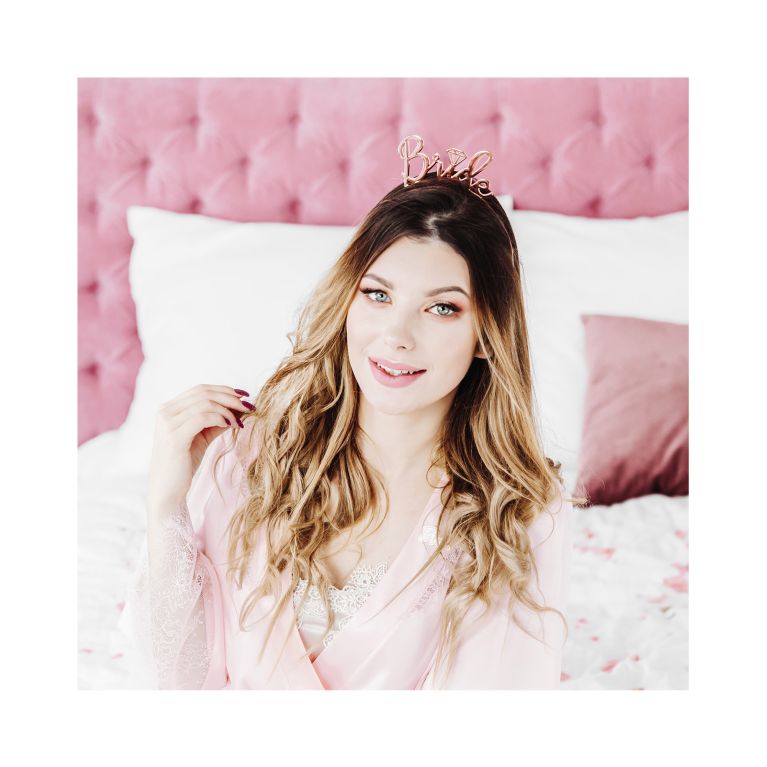                             Čelenka Bride rose gold                        