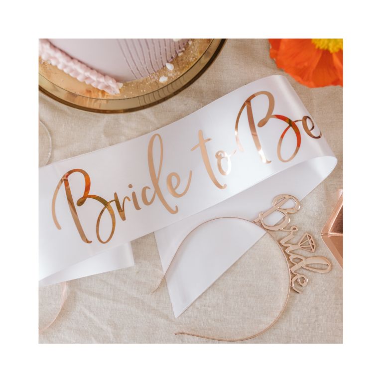                             Čelenka Bride rose gold                        