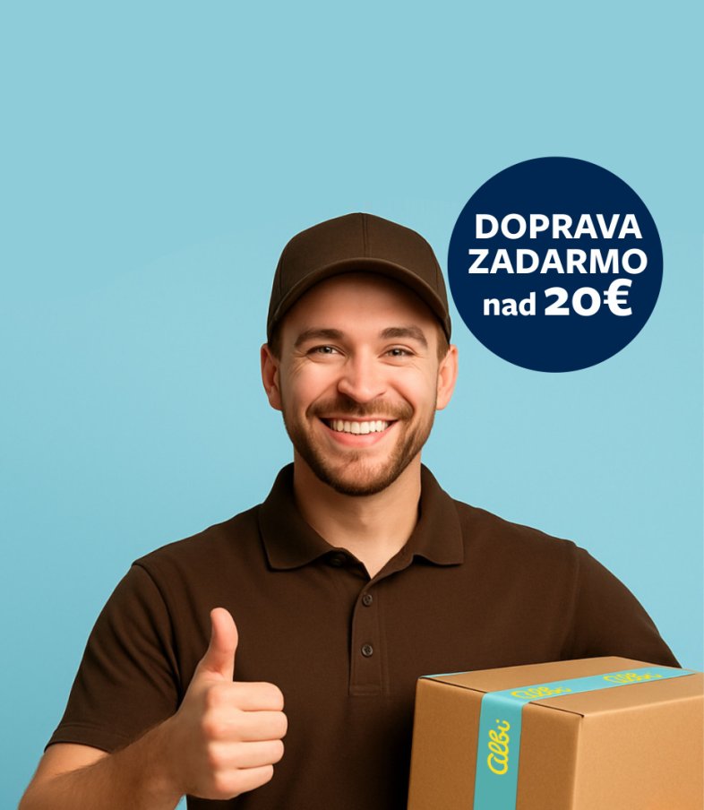 Doprava zadarmo 
nad 20€