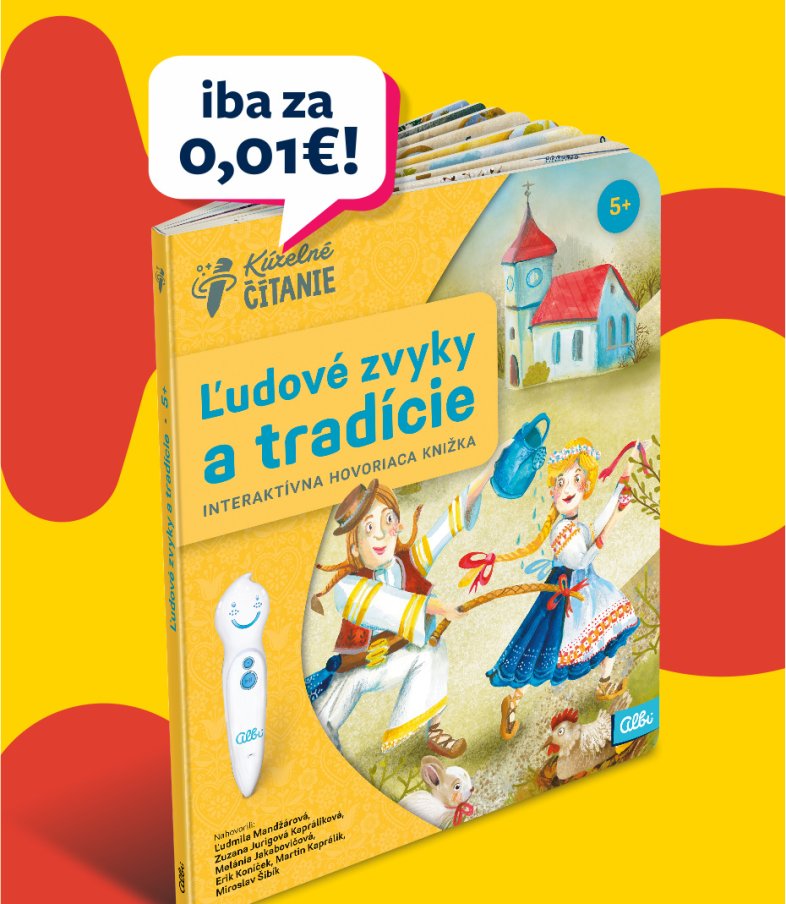 Kniha za 1 cent 
k nákupu Kúzelného 
čítania&amp;nbsp;nad 35€