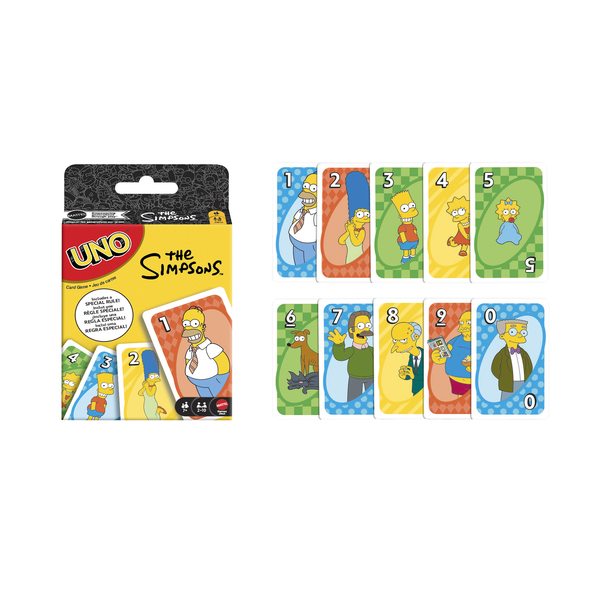 UNO Simpsonovci Mattel