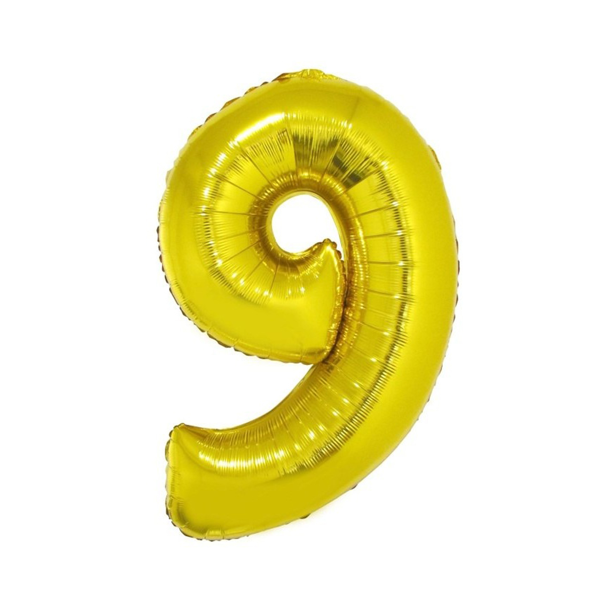 E-shop Fóliový balónik 92 cm zlatý číslo 9 ALBI