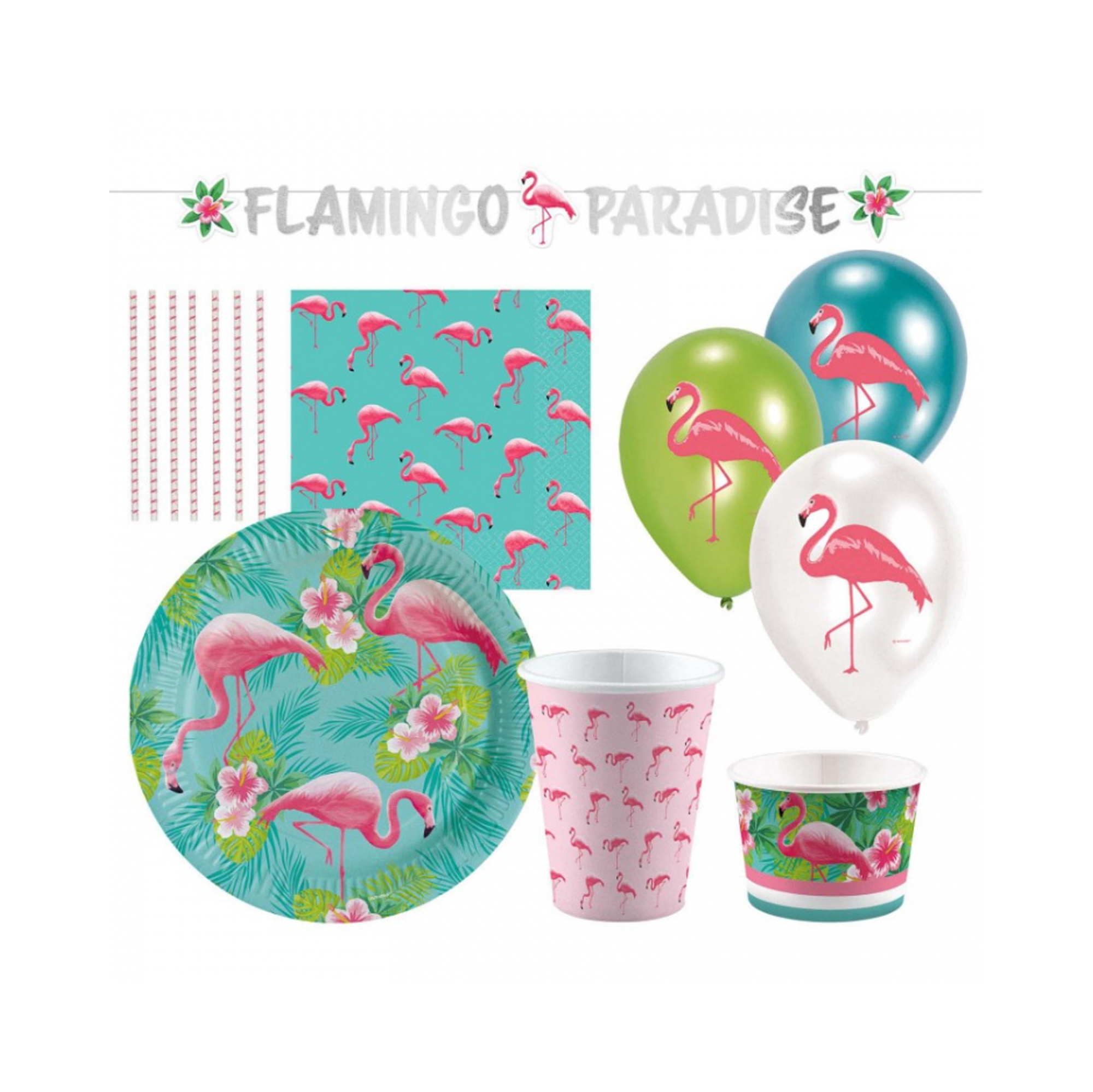 E-shop Párty Set Plameniak 63 ks ALBI